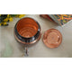 Pure Copper Water Pot with Black Color & Embossed Design