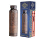 Pure Copper  Bottle with Antique Dark Embossed Design – 900 ML