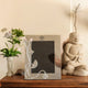Silver-Plated Lotus Bud Flower Photo Frame