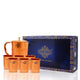 Elegant Handcrafted Copper Jug with 6 Tumblers – Indian Art Villa Premium Drinkware Gift Set for Healthy Lifestyle