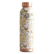 Pure Copper Water Bottle with Different Gold Print Designs, 900 ML
