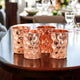 Pure Copper Diamond | Hammered | Shine Finish | Luxury Glasses-275 ML