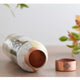 Pure Copper Water Bottle with Different Gold Print Designs, 900 ML