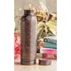 Pure Copper  Bottle with Antique Dark Embossed Design – 900 ML