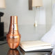 Pure Copper Hammered Silk Finish Design Surahi Shape Bedroom Bottle
