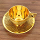 Indian Art Villa handcrafted silver and gold plated brass bowl set with tray designed for prayer room or religious gifting