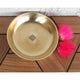 Pure Brass Matt Finish 7 Pieces Dinner Set / Thali Set