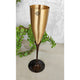 Brass Matt Finish Plain & Embossed Design Flute Champagne Glasses