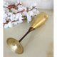 Brass Matt Finish Plain & Embossed Design Flute Champagne Glasses