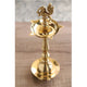 Brass Stand Pillar Diya With Kerala+Murga Design With Fine Quality