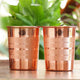 Pure Copper Diamond | Hammered | Shine Finish | Luxury Glasses-275 ML