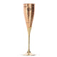 Indian Art Villa hammered copper and brass champagne glass, handcrafted drinkware for luxury bar setups, gifting, and celebrations.