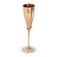 Indian Art Villa hammered copper and brass champagne glass, handcrafted drinkware for luxury bar setups, gifting, and celebrations.