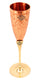 Indian Art Villa embossed copper and brass champagne glass, handcrafted drinkware for luxury bar setups, gifting, and celebrations.