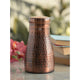 Keepsake Copper Bedroom Bottle – 950ml Traditional Hammered Design with Inner Glass by Indian Art Villa

