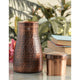Pure Copper Bedroom Water Bottle with Inbuilt Glass