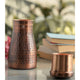 Pure Copper Bedroom Water Bottle with Inbuilt Glass