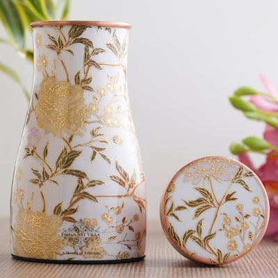 Pure Copper Gold Print Luxury Design Bedroom Bottle-950 ML