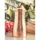 Pure Copper Bedroom Water Bottle with Inbuilt Glass