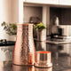 Pure Copper Bedroom Water Bottle with Inbuilt Glass