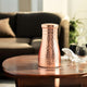 Pure Copper Bedroom Water Bottle with Inbuilt Glass