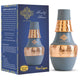 Pure Copper Hammered Silk Finish Design Surahi Shape Bedroom Bottle