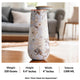 Pure Copper Bedroom Bottle with Golden Print Design 1500 ML