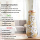 Pure Copper Bedroom Bottle with Golden Print Design 1500 ML