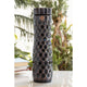Indian Art Villa pure copper water bottle with black antique honeycomb finish perfect for festive or wellness gifting