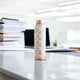 Pure Copper Water Bottle with Different Gold Print Designs, 900 ML