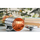 Indian Art Villa premium steel copper jug with lid great for yoga studios fitness spaces and natural hydration practices