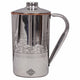 Indian Art Villa pure steel copper jug with lid ideal for storing healthy water and adding charm to your dining experience
