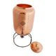Hammered Design Copper Water Pot With Stand