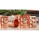Pure Copper Diamond | Hammered | Shine Finish | Luxury Glasses-275 ML