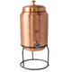 Pure Copper Water Pot with Tap & Stand 5 Liters