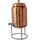 Pure Copper Water Pot with Tap & Stand 5 Liters