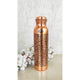 Pure Copper Water Bottle with Embossed Design