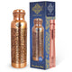Pure Copper Water Bottle with Embossed Design