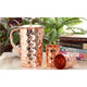 Diamond Design Pure Copper Jug with Glass Sets