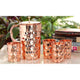 Diamond Design Pure Copper Jug with Glass Sets