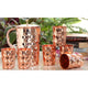 Diamond Design Pure Copper Jug with Glass Sets