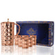 Diamond Design Pure Copper Jug with Glass Sets