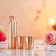 Pure Copper Drinkware Gift Set- Embossed Design 1 Bottle & 2 Glass