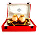 Dry Fruit Box, with 2 spoons & 1 Designer Tray With Red Velvet Box