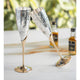 Beautiful silver plated champagne wine glass with gift box from Indian Art Villa ideal for stylish celebration gifting