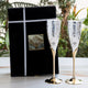 Indian Art Villa silver plated champagne glass pair with premium box ideal for festive gifting and classic celebration