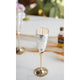 Silver plated champagne glass set of 2 in elegant gift box by Indian Art Villa crafted for traditional festive gifting