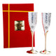 Elegant silver plated wine glass set from Indian Art Villa ideal for celebratory evenings and curated luxury gifting