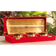 Pure Brass 3 Bowls with Neck Tie Design and 1 trey in Red Gift Box