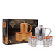 Indian Art Villa floral copper jug and glass set designed for graceful sipping rooted in tradition and artistic finesse